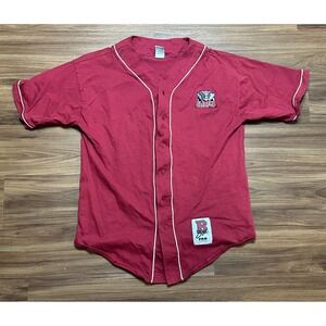 Vintage Alabama Crimson Tide Baseball Jersey Boa Sportswear Red Sz 2XL USA Made